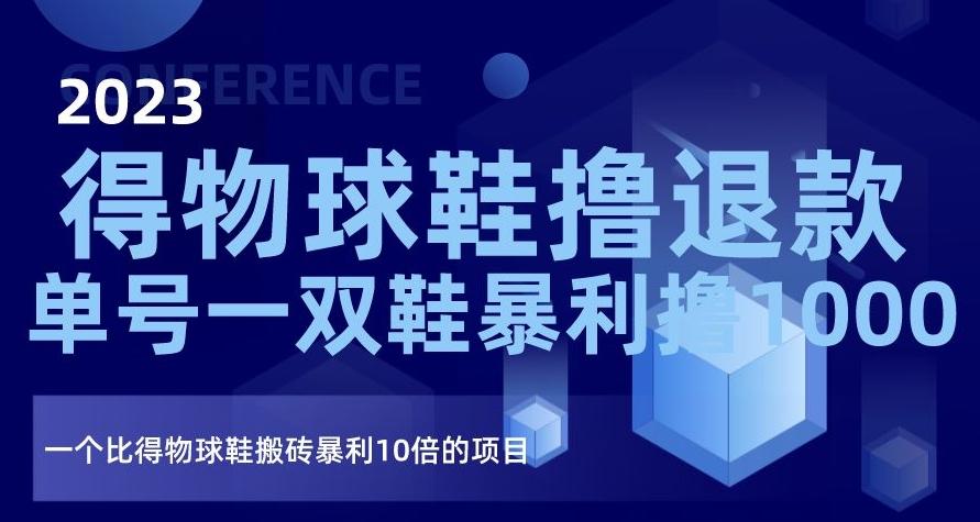 2023得物球鞋撸退款，单号一双鞋暴利撸1000，一个比得物球鞋搬砖暴利10倍的项目【揭秘】-千创分享