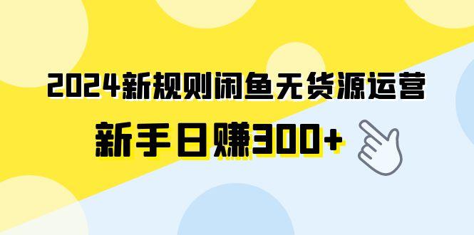 (9522期)2024新规则闲鱼无货源运营新手日赚300+-千创分享