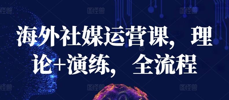 海外社媒运营课，理论+演练，全流程-千创分享