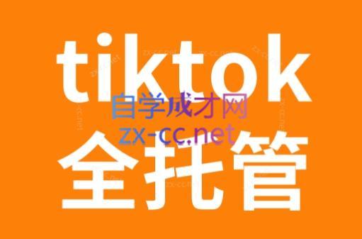 TikTok跨境电商全托管运营模式精品课-千创分享