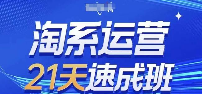 淘系运营21天速成班(更新24年7月)，0基础轻松搞定淘系运营，不做假把式-千创分享