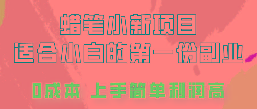 蜡笔小新项目拆解，0投入，0成本，小白一个月也能多赚3000+-千创分享