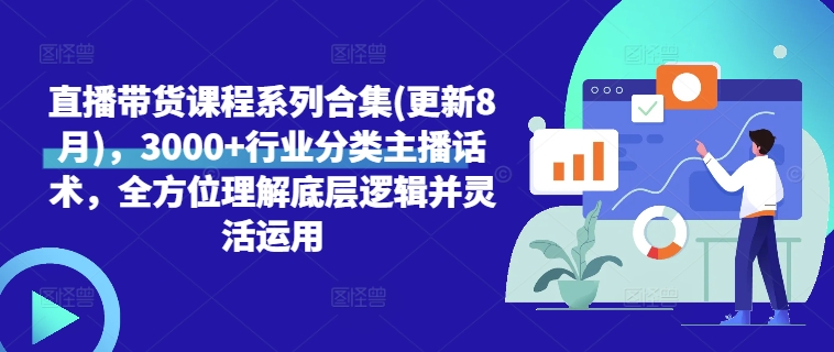 直播带货课程系列合集(更新8月)，3000+行业分类主播话术，全方位理解底层逻辑并灵活运用-千创分享