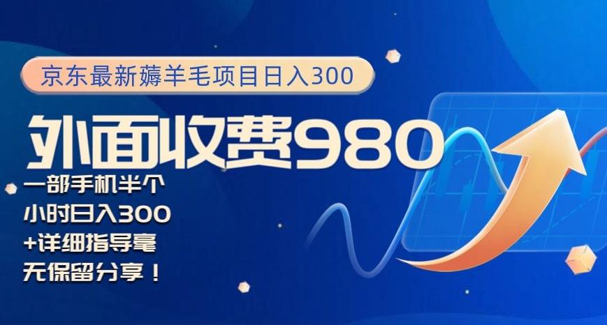 京东最新薅羊毛项目小白怎么做到日入300+一部手机半小时搞定-千创分享